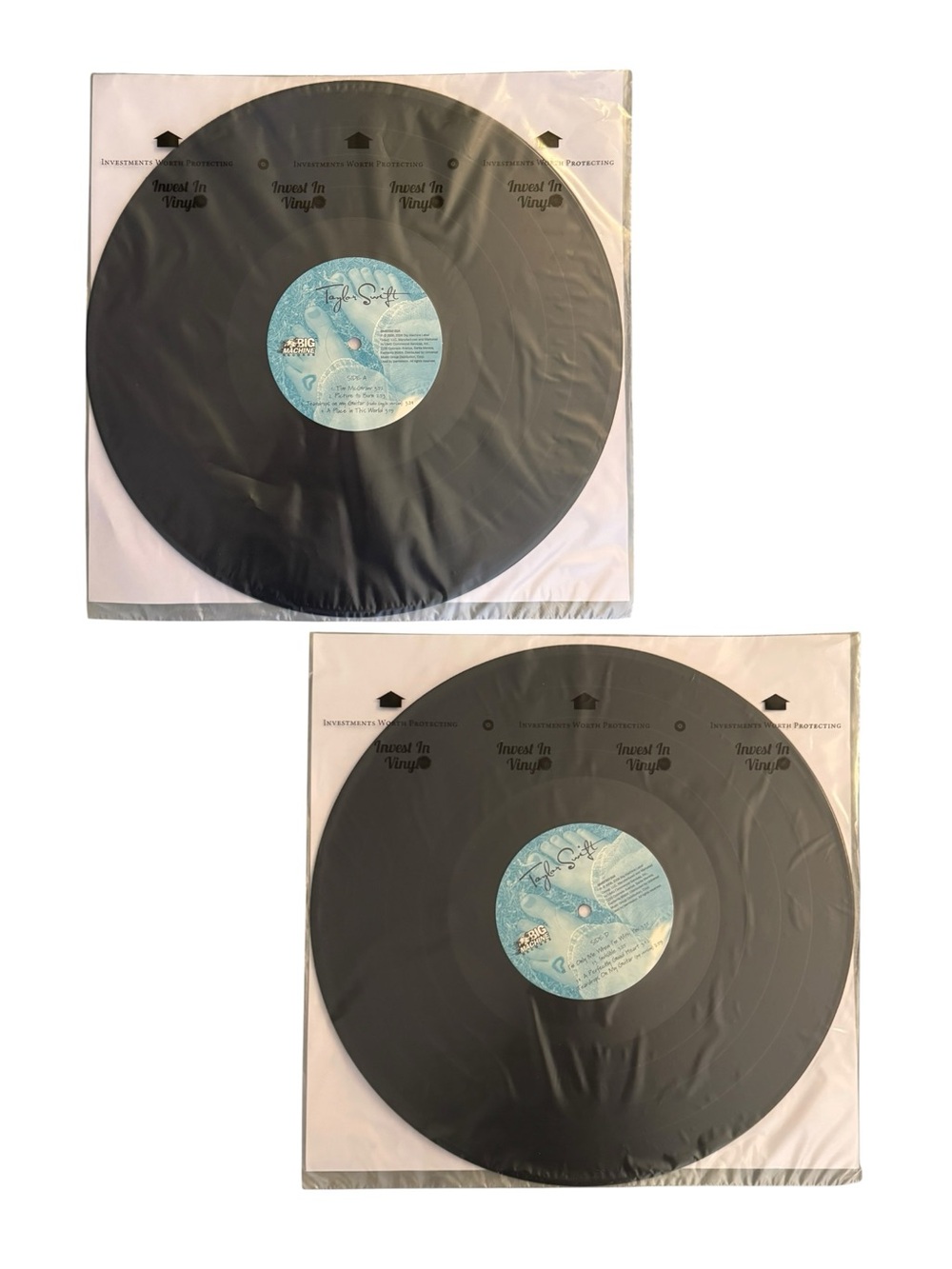 Taylor Swift by Taylor Swift 2LP Black Vinyl Self-Titled Debut 2008, Big Machine - Picture 10 of 10